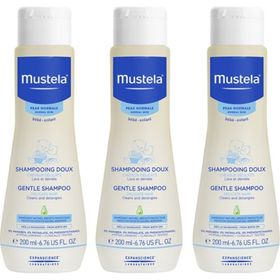 Mustela 3x200 ml Gentle Papatya Özlü Bebek Şampuanı