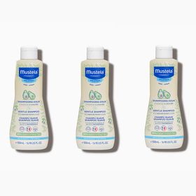 Mustela 3x500 ML Gentle Shampoo Bebek Şampuanı
