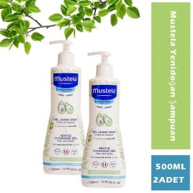 Mustela 500 ml 2 Kutu Gentle Cleansing Gel Yenidoğan Şampuan