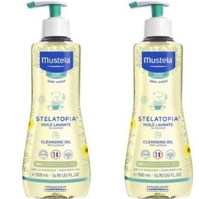 Mustela 500 ml 2 Kutu Stelatopia Huile Lavante Cleansing Oil