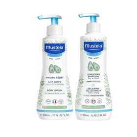 Mustela Dermo Cleansing 2x500 ml Saç ve Vücut Temizleme Jeli
