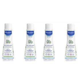 Mustela Gentle Cleansing Gel 4x200 ml Bebek Şampuanı