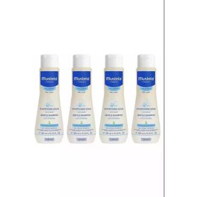 Mustela Gentle Papatya Özlü Bebek Şampuanı 200 ml x 4 Adet