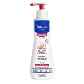 Mustela Hassas Ciltler İçin 300 ml Soothing Cleansing Saç ve Vücut Jeli