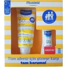 Mustela Hydra 50 ml Bebe Vücut Losyonu ve 200 ml SPF50+ Güneş Koruyucu