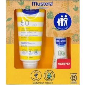Mustela Hydra 50 ml Bebe Vücut Losyonu ve 200 ml SPF50+ Güneş Koruyucu
