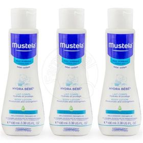 Mustela Hydra Bebe Body Crops 3x100 ml Bebek Losyonu