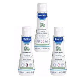 Mustela Hydra Bebe Body Crops 3x100 ml Bebek Losyonu
