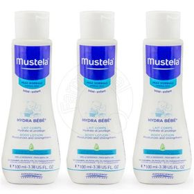 Mustela Hydra Bebe Body Crops 3x100 ml Bebek Losyonu