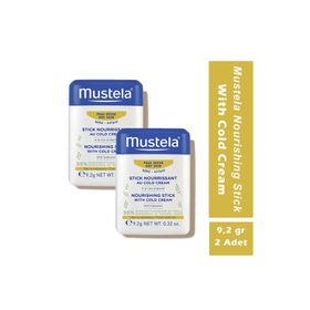 Mustela Nourishing Stick With Cold Cream 2 Adet 9.2 mg Dudak Kremi