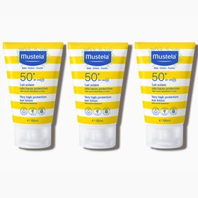 Mustela SPF 50+ 100 ml 3 Adet Very High Protection Sun Lotion