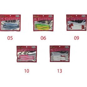 Mutant 3527 Grande Soft 12 cm 5'li Paket Levrek Silikonu Suni Yem