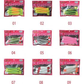 Mutant 3534 Typoon Soft 12 cm Levrek Silikonu 5'li Paket Suni Yem
