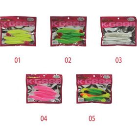 Mutant 3536 01 Nikko Soft 11.5 cm Levrek Silikonu 5'li Paket Suni Yem
