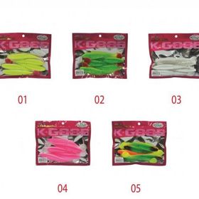 Mutant 3536 Nikko Soft 11.5 cm Levrek Silikonu 5'li Paket Suni Yem
