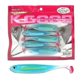 Mutant 3538 011 Twost Tail Flash 9 cm Levrek Silikonu 5'li Paket Suni Yem
