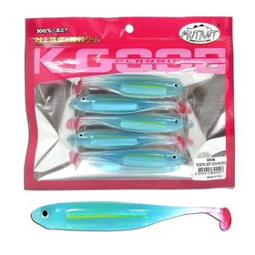 Mutant 3538 011 Twost Tail Flash 9 cm Levrek Silikonu 5'li Paket Suni Yem