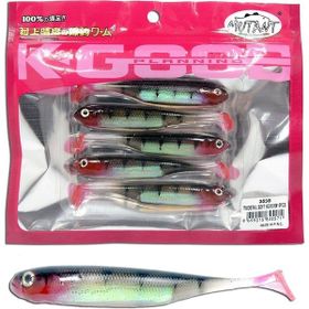 Mutant 3538 Twost Tail Flash 9 cm Levrek Silikonu 5'li Paket Suni Yem