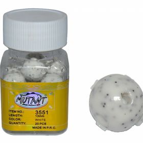 Mutant 3551 Walker Aromalı Silikon Boili Beyaz 20'li Kutu Suni Balık Yemi