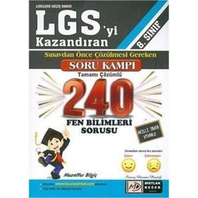 Mutlak Değer Yayınları LGS Öncesi Çözülmesi Gereken 240 Fen Bilimleri Soru Kampı