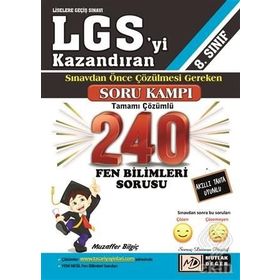 Mutlak Değer Yayınları LGS Öncesi Çözülmesi Gereken 240 Fen Bilimleri Soru Kampı