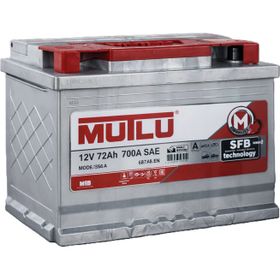 Mutlu 2025 SFB Seri 2 12 V 72 Ah 640 EN Akü