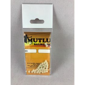 Mutlu 35'li Paket 4 mm Fosforlu Yuvarlak Boncuk