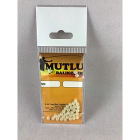 Mutlu 35'li Paket 4 mm Fosforlu Yuvarlak Boncuk