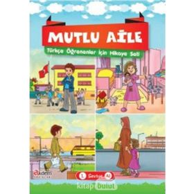 Mutlu Aile Türkçe Öğrenenler İçin Hikaye Seti - Abdurrahim Elveren