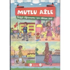 Mutlu Aile Türkçe Öğrenenler İçin Hikaye Seti - Abdurrahim Elveren