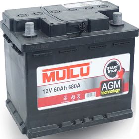 Mutlu Akü 680A 12V 60AH AGM