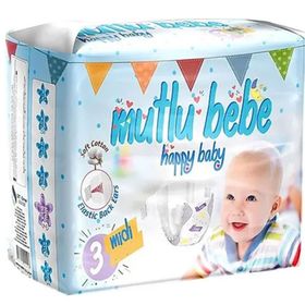 Mutlu Bebe No:3 Midi Bebek Bezi