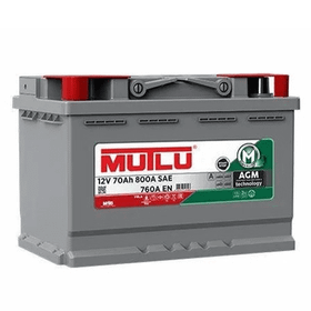 Mutlu Start Stop Agm 12V 70Ah 760CCA Akü