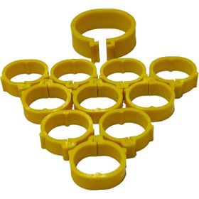Mutlu Tavukçuluk 18 mm 10'lu Pk Sarı Tavuk Bileziği