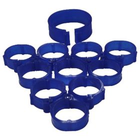 Mutlu Tavukçuluk 18 mm 50'lik Pk Mavi Tavuk Bileziği
