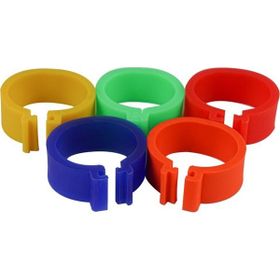 Mutlu Tavukçuluk 27 mm 30'lu Pk Karışık Renk Tavuk Bileziği