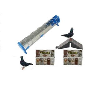 Mutlu Tavukçuluk 50 cm Metal Güvercin Yemlik