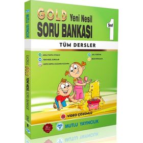 Mutlu Yayınları 1. Sınıf Tüm Dersler Gold Soru Bankası