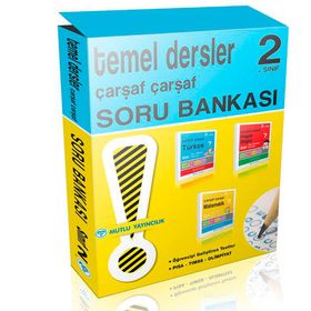 Mutlu Yayınları 2. Sınıf Temel Dersler Çarşaf Çarşaf Soru Bankası