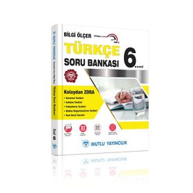 Mutlu Yayınları 6. Sınıf Türkçe Bilgi Ölçer Soru Bankası