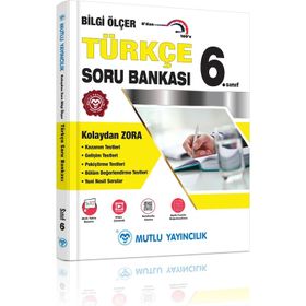 Mutlu Yayınları 6. Sınıf Türkçe Bilgi Ölçer Soru Bankası