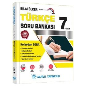Mutlu Yayınları 7. Sınıf Türkçe Bilgi Ölçer Soru Bankası