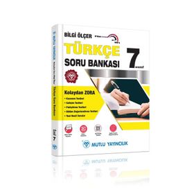Mutlu Yayınları 7. Sınıf Türkçe Bilgi Ölçer Soru Bankası