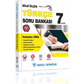 Mutlu Yayınları 7. Sınıf Türkçe Bilgi Ölçer Soru Bankası