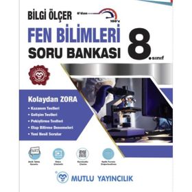 Mutlu Yayınları 8. Sınıf Fen Bilimleri Bilgi Ölçer Soru Bankası