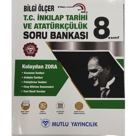 Mutlu Yayınları 8. Sınıf İnkilap Tarihi Bilgi Ölçer Soru Bankası