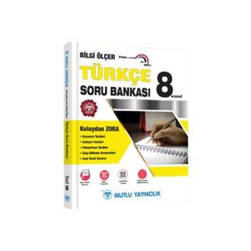 Mutlu Yayınları 8. Sınıf Türkçe Bilgi Ölçer Soru Bankası