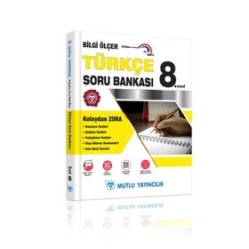 Mutlu Yayınları 8. Sınıf Türkçe Bilgi Ölçer Soru Bankası