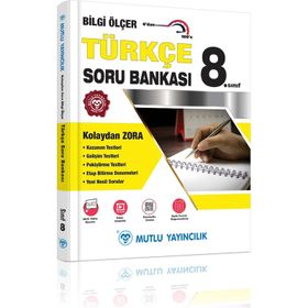 Mutlu Yayınları 8. Sınıf Türkçe Bilgi Ölçer Soru Bankası