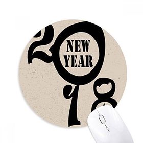 Mutlu Yıllar Yuvarlak Mouse Pad